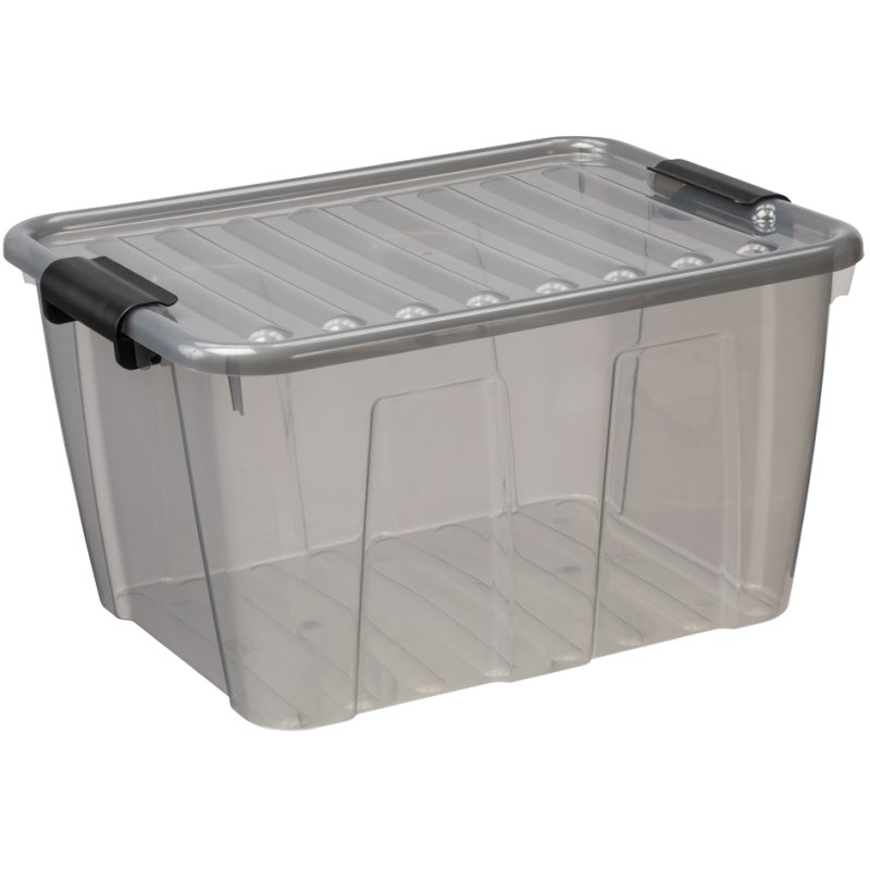 Opbergbox HOME BOX, 30 liter, transparant